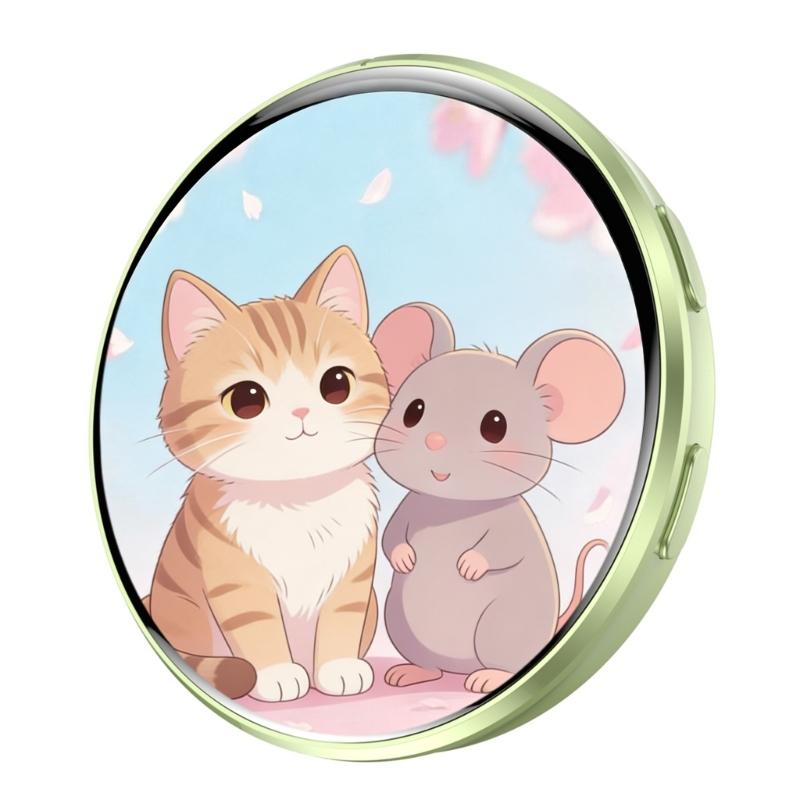 Personalize Electronic Digital Badges LED Animes Pin with Touch Control GIF/Photo/Video Display for Backpacks Decoration