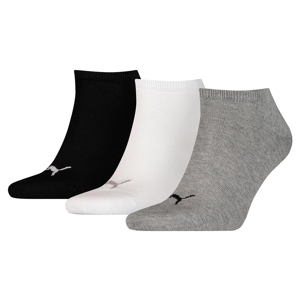 Puma Unisex Adult Invisible Socks (Pack of 3)