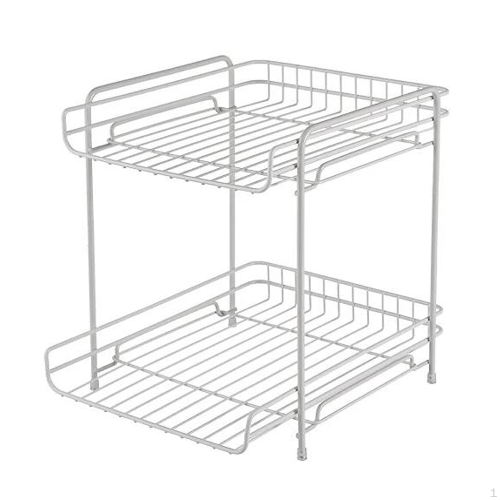 Cabinet Organizer Countertop Shelf Multifunctional Basket Storage Rack Spice for Household 1960₽
