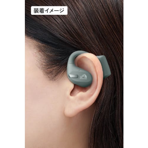 JVC Kenwood Victor HA-NP50T-BA Wireless Bluetooth Earphones, Open-Ear, Non-Blocking, Multi-Point, Ear-Hook, Up To 38 Hours of Playback, with Mic, Blac