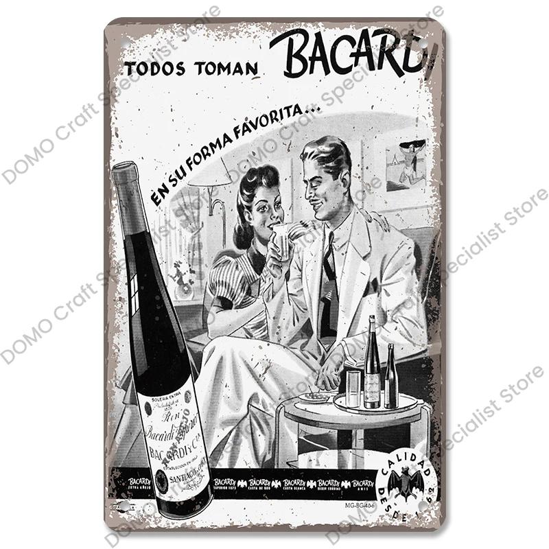 Rum Brand Plaque Vintage Metal Tin Signs Captain Mermaid Metal Poster Retro Wall Art Decor for Bar Pub Club Living Room Home