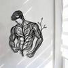 Wall Metal Art Home Decor Living Room Modern Indoor Sculpture Replica