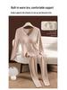 Women's Cashmere Silk Lace Seamless Thermal Set with Chest Pads: Slimming Base Layer for Autumn/Winter