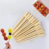 100Pcs Barbecue Tools Disposable Bamboo Sticks Natural Bbq Bamboo Skewers Home Grill Accessories Camping Party For Kabob Fruit
