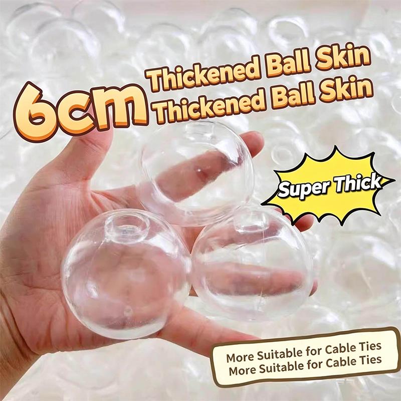 1/2Pcs Diy Empty Ball Skin Handmade Ball Decompression Slow Rebound Toy Sphere Jewelry Trp Casting Molds Tools
