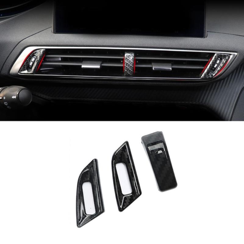 For Peugeot 3008 5008 GT 2017-   ABS Window Lift Switch gear water cup Panel air condition outlet Cover interior Accessories