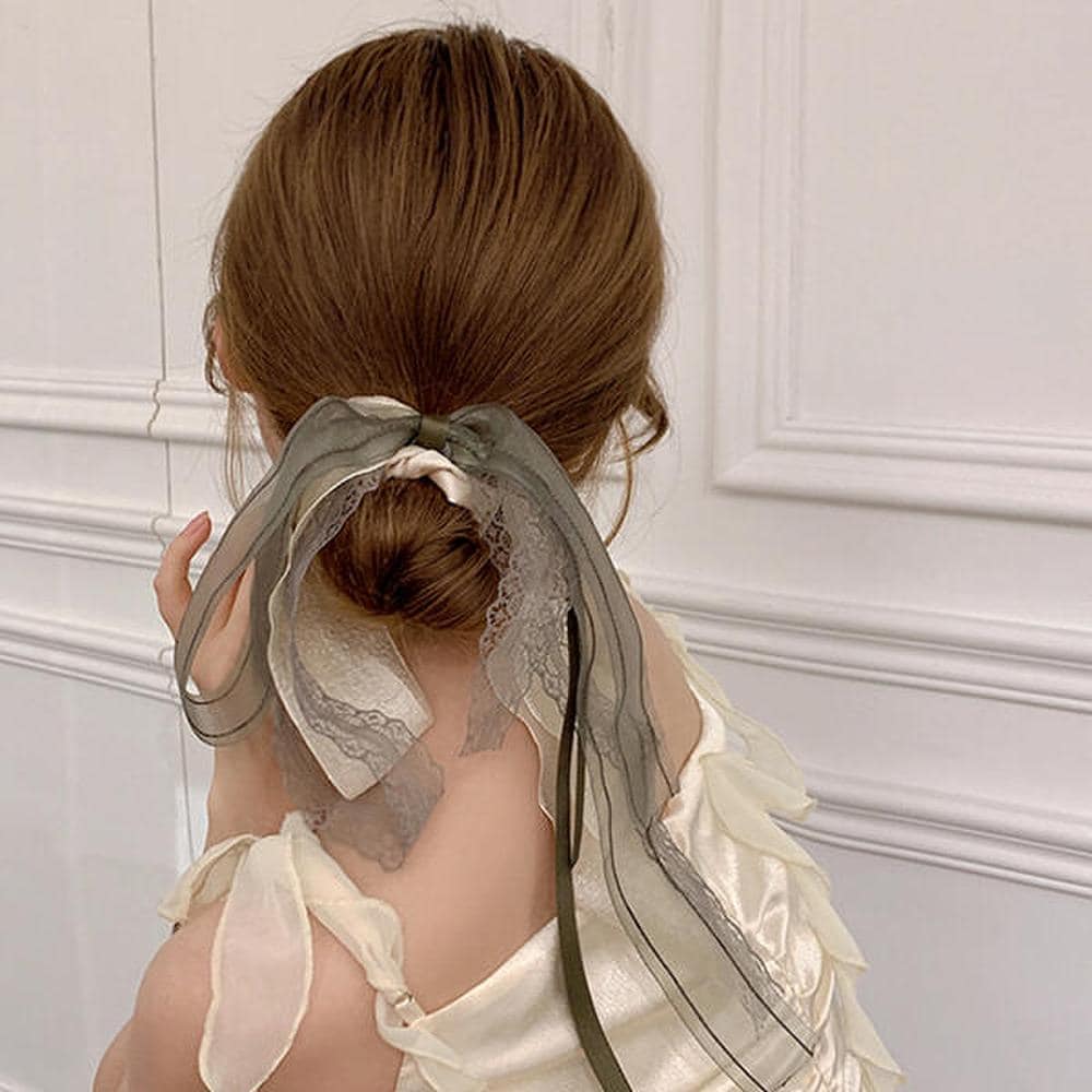 

Пум/Холигия Онари Небо Небо Прелестная Кружевная Повязка на Голову Хаки