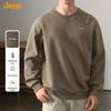 Jeep Men's Loose Fit Round Neck Sweatshirt