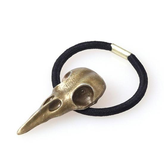 

Хэллоуин Панк Женщины Ворона Эластичный Держатель Резинка Для Волос Веревка Конский Хвост Череп бронзовый