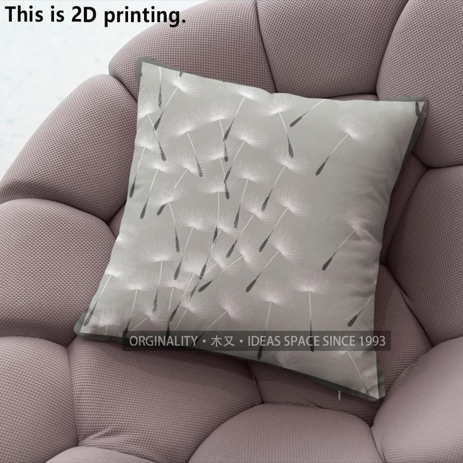Dandelion Print Throw Pillow Covers Pattern Cushion Cover Suitable For Sofa Bedroom Car Pillow Cover