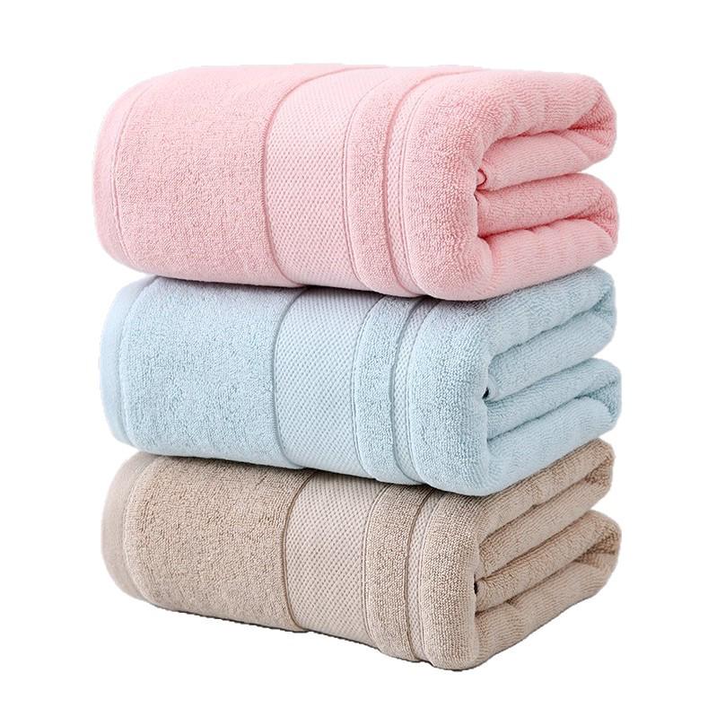 Individually Packaged Large Cotton Bath Towel - Absorbent, Quick-Drying, High-End Gift for Couples