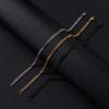 Stainless Steel NK Chain Bracelet Black Gold Steel Men's Simple Chain