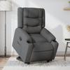 Vidaxl Poltrona Elevatória Massageadora, Elétrica, Reclinável, Cinza Escuro