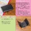 GRAVEDAD Genuine Stingray Leather Key Case, Premium Polished Stingray Leather, Popular (Black)
