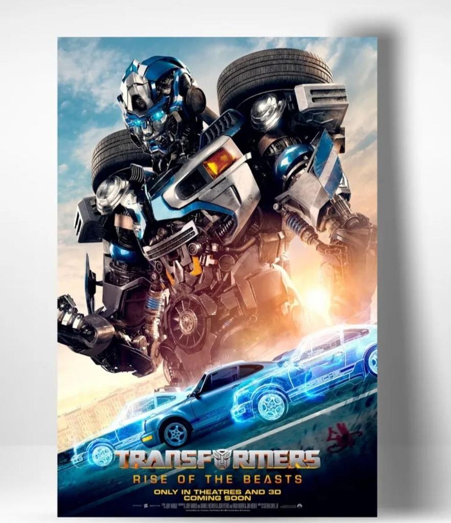 Transformers Rise of the Beasts Metal Poster, Movie Wall Art 20x30cm