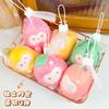 2Pcs Cartoon Cute Fruit Series PU Slow Rebound Pinch Toys Simulation Fruit Characters Doll Stress Relief Squeeze Toy Party Gifts