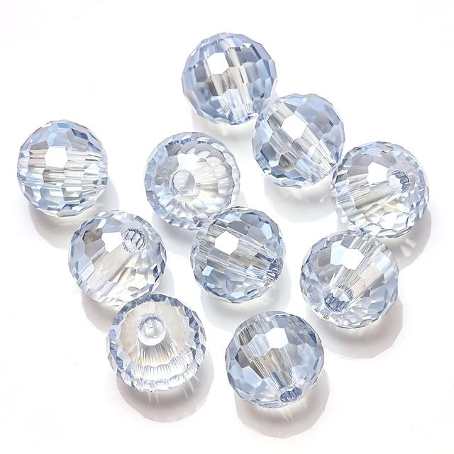 AAA 96 boule à facettes perle 14mm 10 pièces breloques perles de verre fabrication de bijoux bricolage artisanat en cristal perles pour la décoration