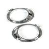 FIT FOR 2013 - 2016 FORD FUSION FOG LIGHT TRIM RING BEZEL RH & LH SIDE CHROME Exterior Parts Car Decoration Accessories