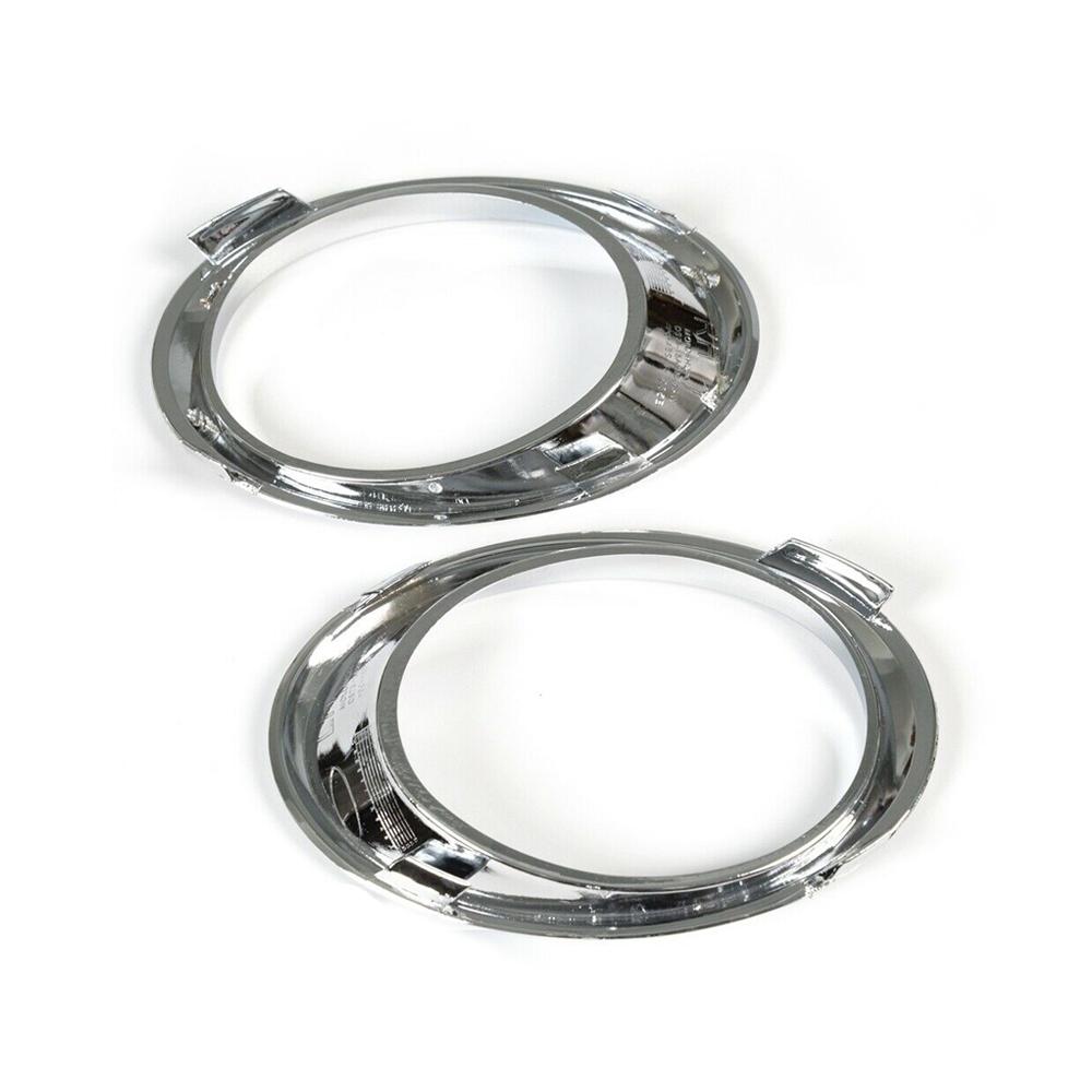 FIT FOR 2013 - 2016 FORD FUSION FOG LIGHT TRIM RING BEZEL RH & LH SIDE CHROME Exterior Parts Car Decoration Accessories