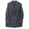 Theory Navy Gold Button Tailored Jacket Jacket O NavyUsed