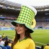 Klobouk s větrákem, Fotbalový klobouk, Klobouk s vlajkou, Klobouk pro fandění a podporu fanoušků.