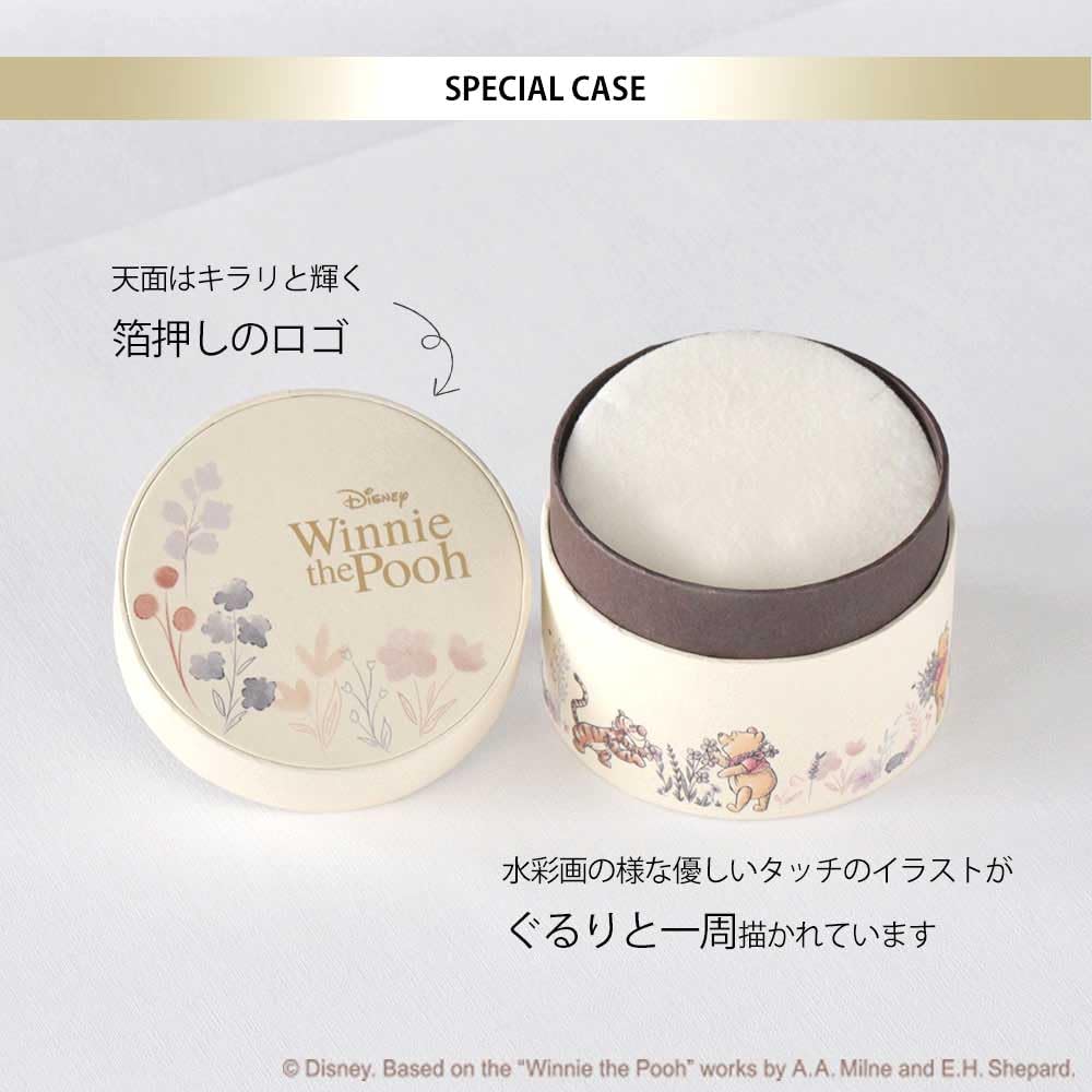 Disney Winnie the Pooh Pendant Necklace, Silver with Yellow Gold Plating and Cubic Zirconia, Gift, Special Case (VPCDS20315)