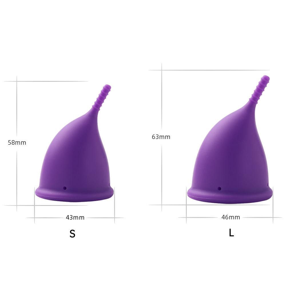 Stomach-Shaped Silicone Menstrual Cup: A Comfortable, Reusable Alternative to Sanitary Napkins and Pads.