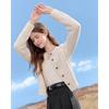 Betu Women's Butterfly Button Color Dot Knit Cardigan