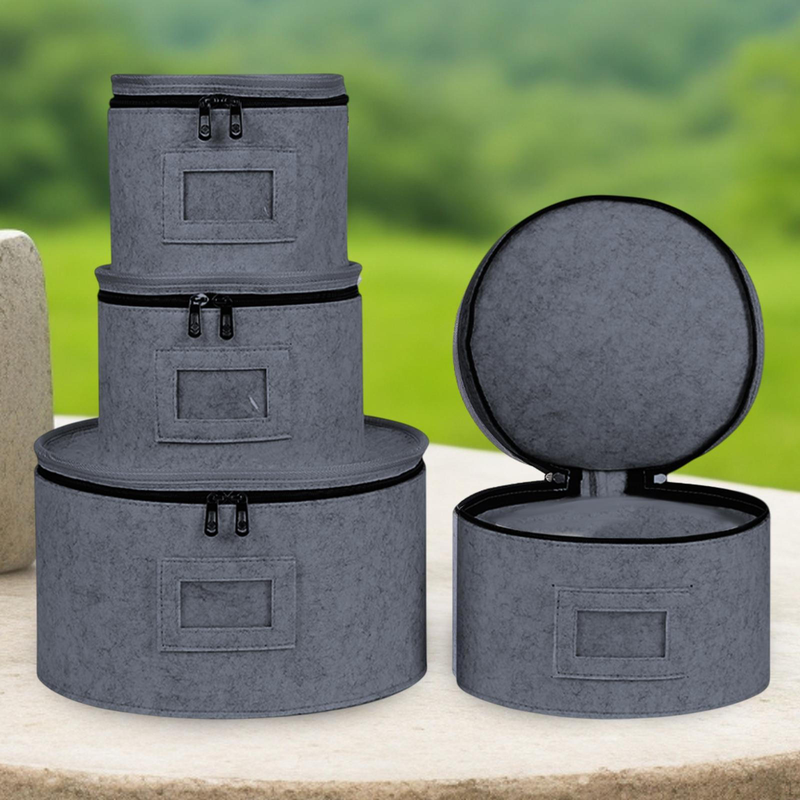 4 шт Китайские контейнеры для хранения тарелка с крышкой штабелируемый органайзер для серый 2949₽