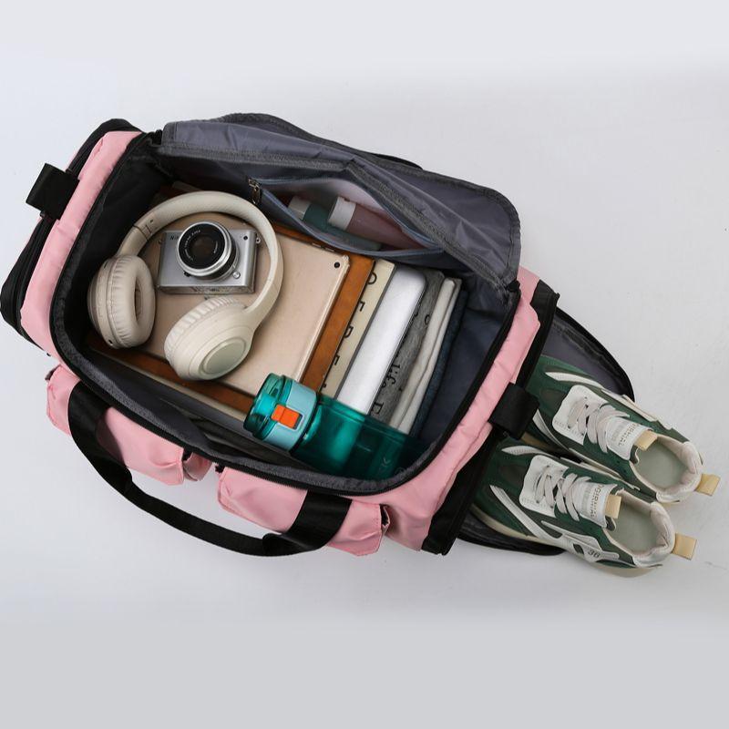 Mode Trocken- und Nassfach Fitness-Tasche Herren Sport-Training Handtasche Geschäftsreise Großes Fassungsvermögen Doppel Schulter Damen Gepäck Reisetasche