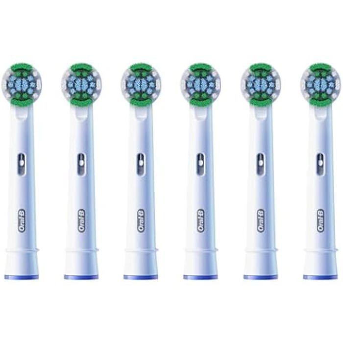 Brosse À Dents Électrique - ORAL-B - Pro Precision Clean - Lot De 6 - Poils En Forme De X - Nettoyage Optimal