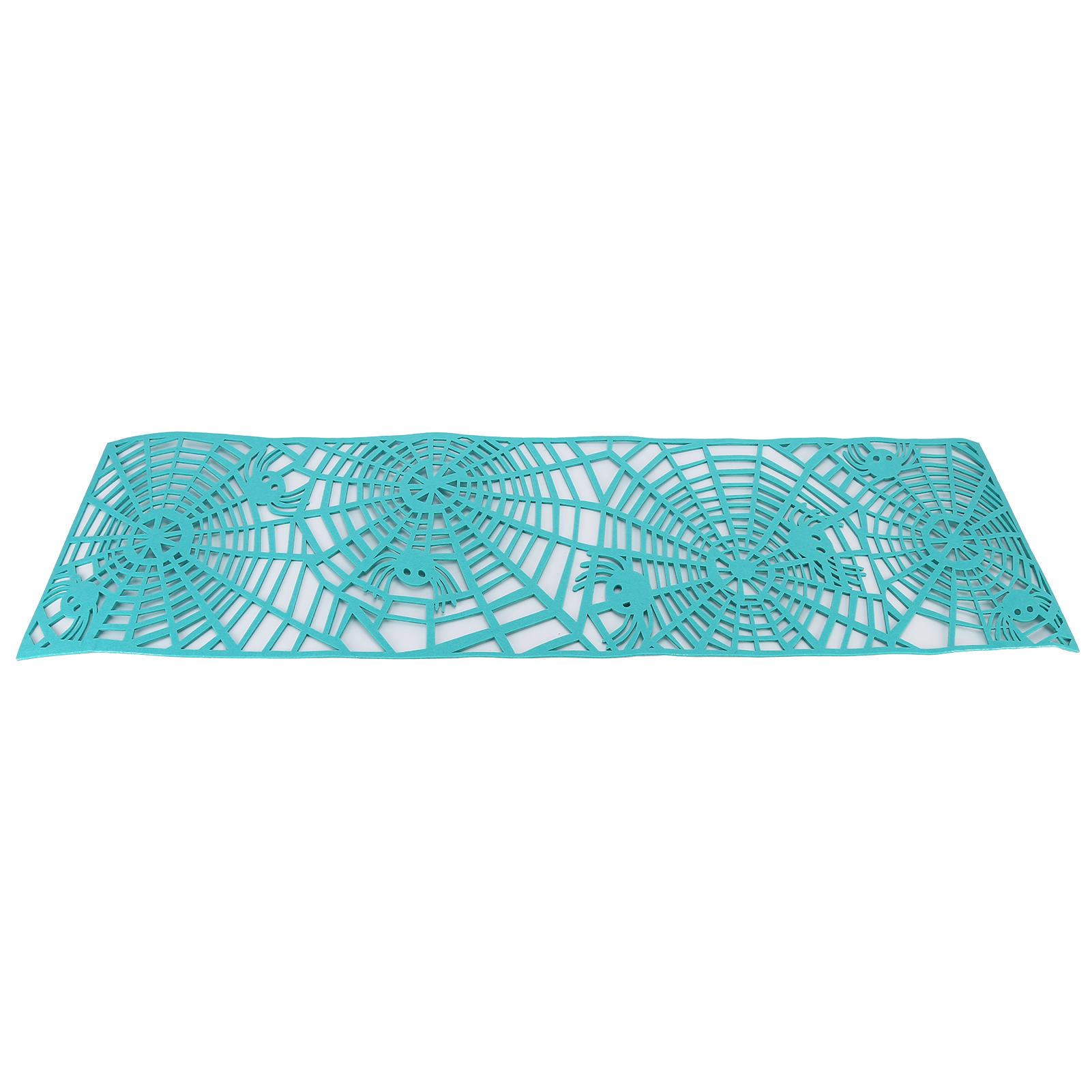 

Rectangle Shape Tablecloth Hollow Out Table Runner for Wedding Household Decorations зелёный