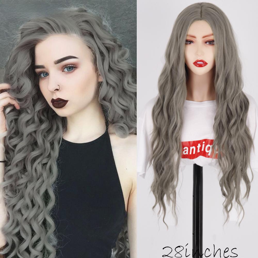 

Мисс парик, блондинка, длинный волнистый парик из синтетического волокна, парики для косплея на Хэллоуин для женщин, повседневная одежда, коричневые, черные натуральные волнистые парики CN