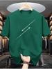 2026Summer Unisexs Aircraft Flight Track Print Cotton Breathable TShirt Casual Versatile Comfortable Sports Shirt Short Sleeve