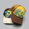 New Unisex Interesting 3D Printed Letter Baseball Hats Sunshade Cartoon Breathable Color Block Trucker Caps Mesh Versatile ins