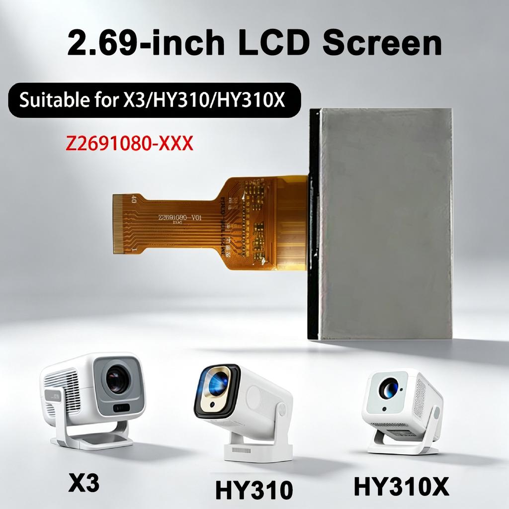 DITONG X3 Projector LCD Screen Number Z2691080-V01 Projector Accessories Compatible with Magcubic HY310X/HY310 Projector