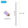 PATIKIL 36pcs Round Triangular HB Graphite Wooden Writing Instruments with Classroom Office Drawing Purple Pencils, Pencils, Eraser, Supplies,