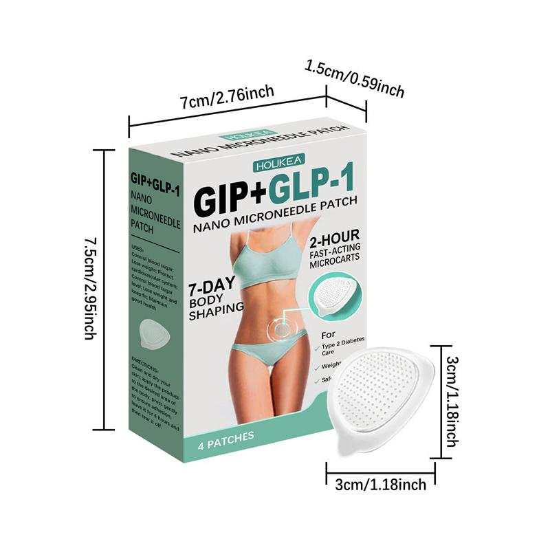 4 Patches/Box Nano Micro Needle Plasters Firming Line Improvement Skin Care Patch Gently Cares Contours Body Skin Daily Care