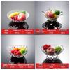 Acrylic Leaf Style Fruit Plate