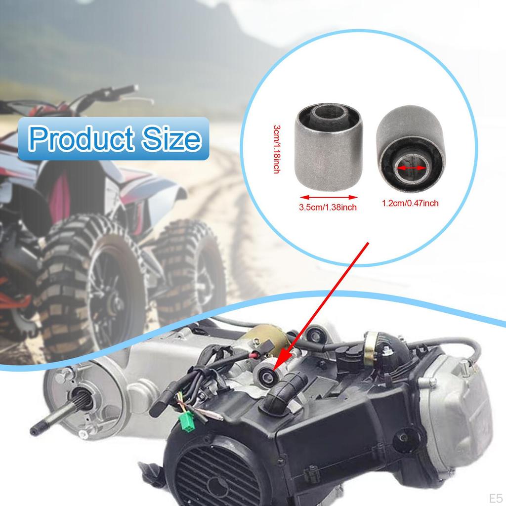 4 Pieces Rear Swing Arm Bushes Motorcycle Accessory Spare Parts for Beach Vehicle