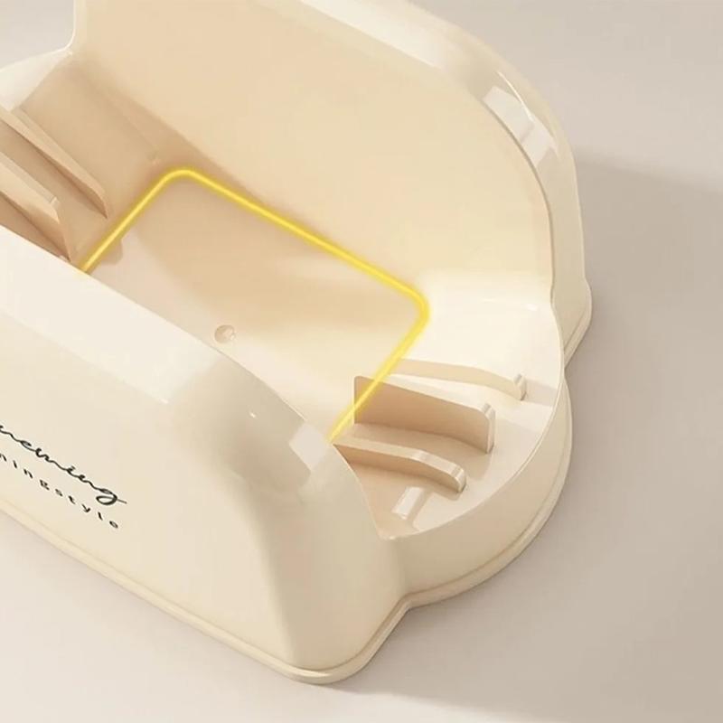 Easy To Use Multifunctional Pot Holder Drain Tray Organizer Kitchen Gadgets Kitchen Pot Cover Rack Storage Rack Kitchen Supplies