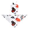 Halloween Pet Bandana Triangle Bib For Cats And Dogs Adjustable Collar Scarf Printed Neck Accessories Puppy Kitten Costume Decor