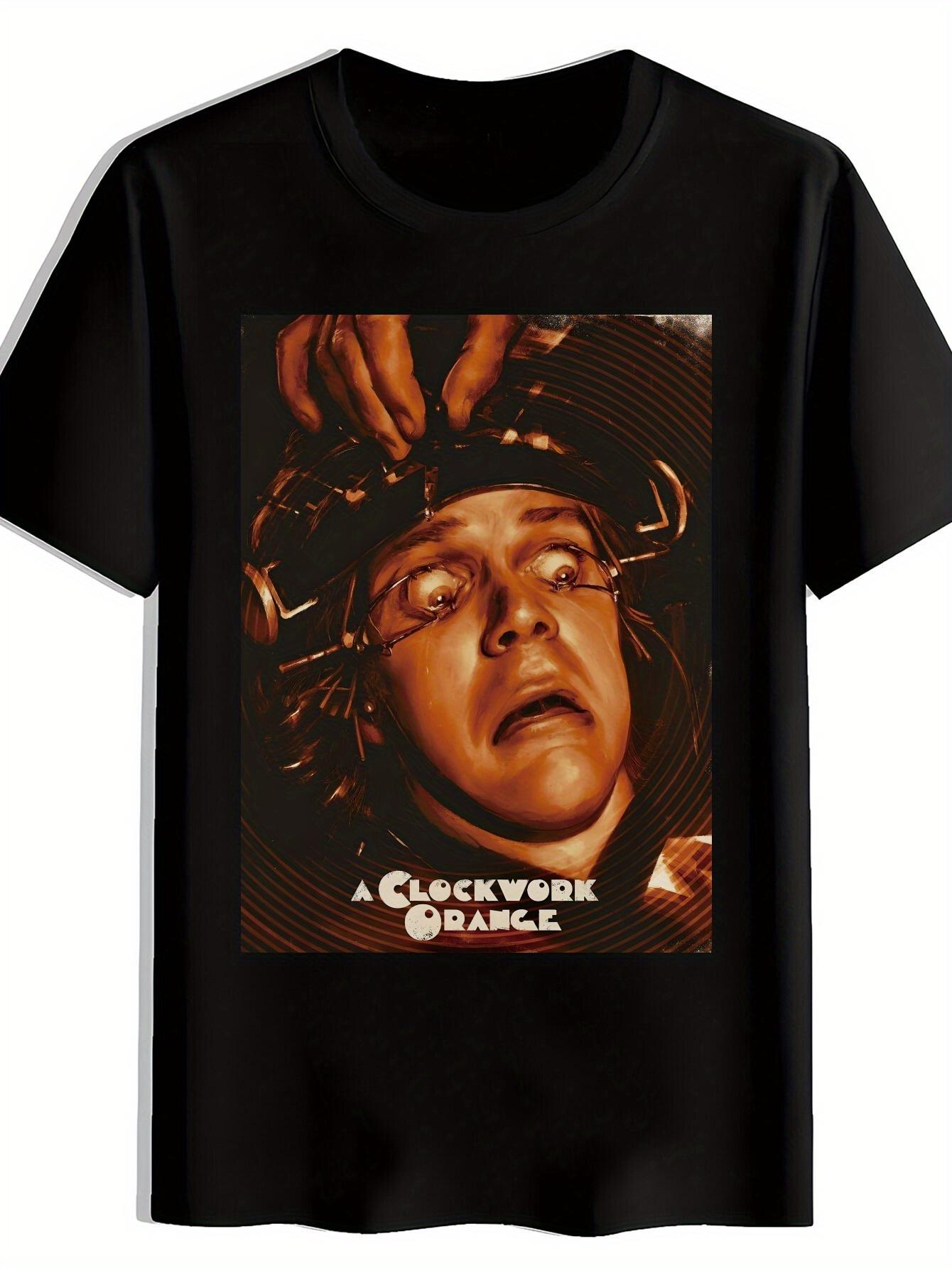 T-shirt A Clockwork Orange Graphic - Black Short Sleeve Crew Neck XL