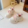 Mädchen-Sneaker 2025 Frühling und Herbst beliebt Mesh atmungsaktiv rutschfest Kinder mittlere und ältere Jungen weichsohlige Papa-Schuhe