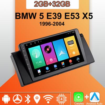 Android Carplay Car Radio For BMW 5 E39 E53 X5 1996-2004 Multimedia Player Head Unit Stereo GPS Navigation BT WIFI 2+32GB
