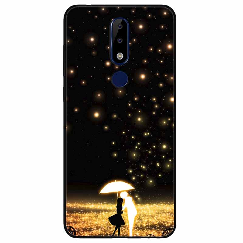 For Nokia 5.1 Plus Case Soft Silicone Cartoon Fashion TPU Phone Cases for Nokia X5 Cover 5.1Plus Cute for NokiaX5 Protective