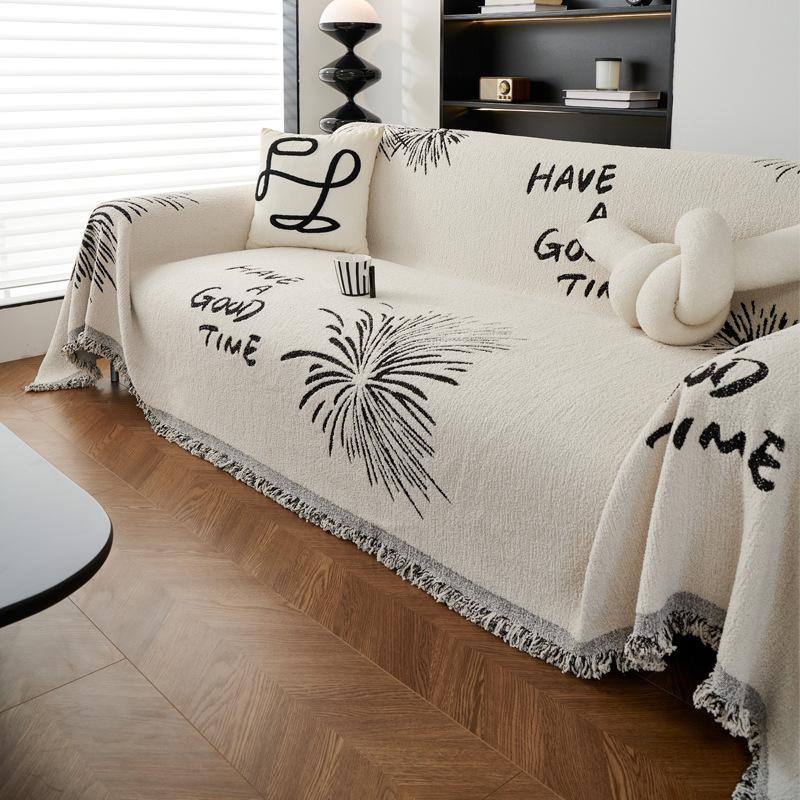Senior Sofa Towel Cover Cloth Chenille Four Seasons Universal Sofa Cushion Universal Thickened Cover Towel Sofa Cover