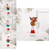 Santa Christmas Decor Reindeer Diy Ornament With Festive European Theme