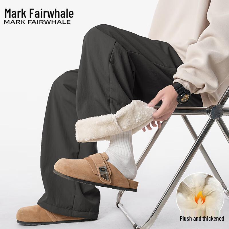 Mark Fairwhale Men's Winter Fleece Lined Straight Leg Casual Pants