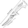 Heavy Duty Kitchen Scissors Multifunctional  Chicken Bone Scissors Stainless Steel Food Scissors For Poultry Fish Bone Cutting
